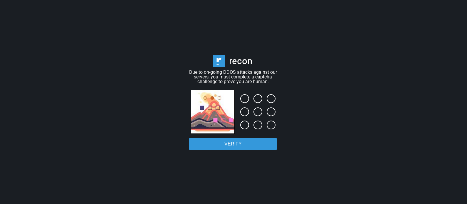 Recon search engine